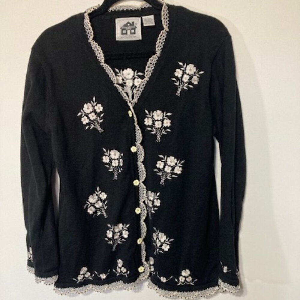 Storybook Knits “Feminine Amore” Vintage Used Sweater, Size L